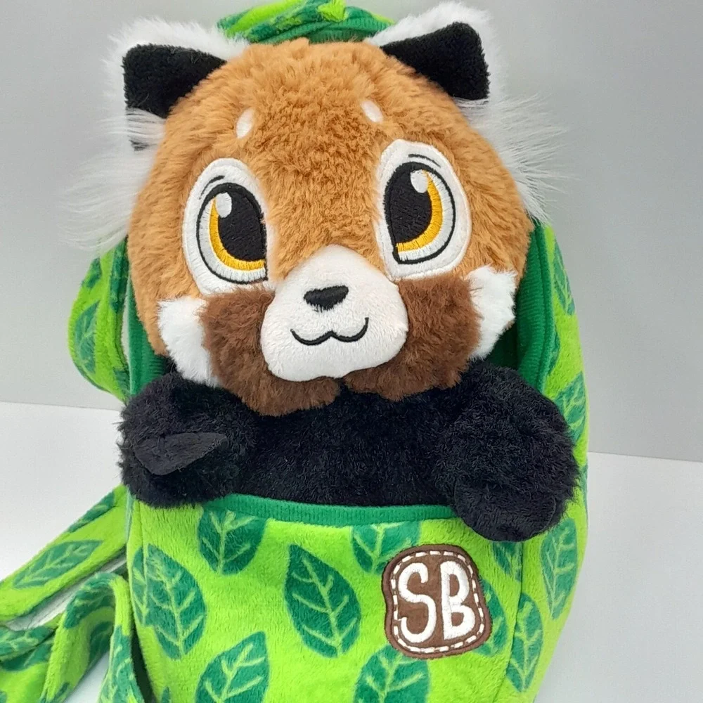 Fiesta Swaddle Babies Red Panda Plush 9.5